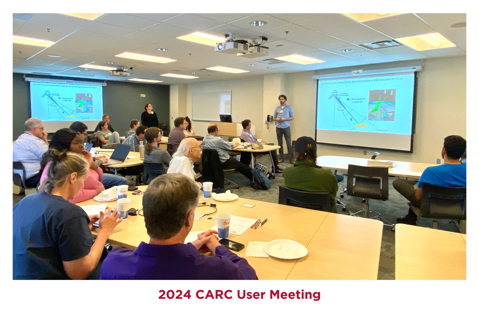 Attendees at the 2024 CARC user meeting