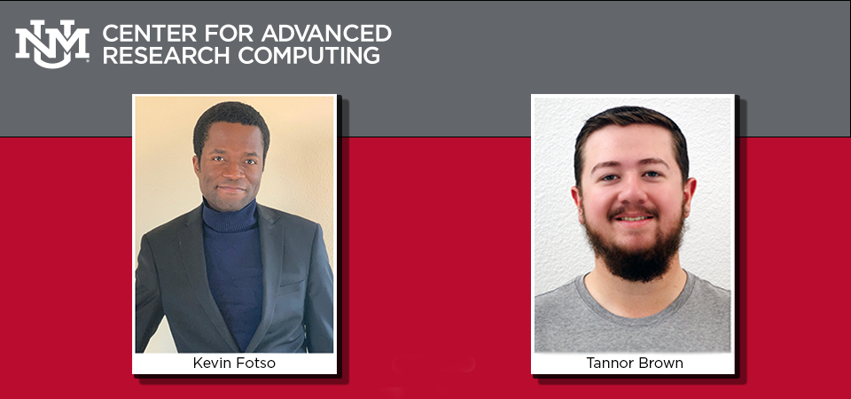CARC welcomes new Research Computing Facilitation Specialists Kevin Fotso and Tannor Brown